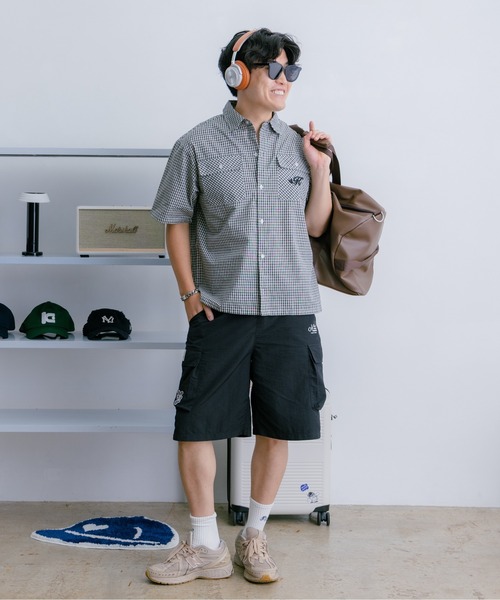 kaoyorinakami(カオヨリナカミ)の「kaonaka check shirts / カオナカハートチェックシャツ(シャツ/ブラウス・メンズ・ネイビー/ブラック・X-LARGE/LARGE/MEDIUM/SMALL)」の16枚目の写真