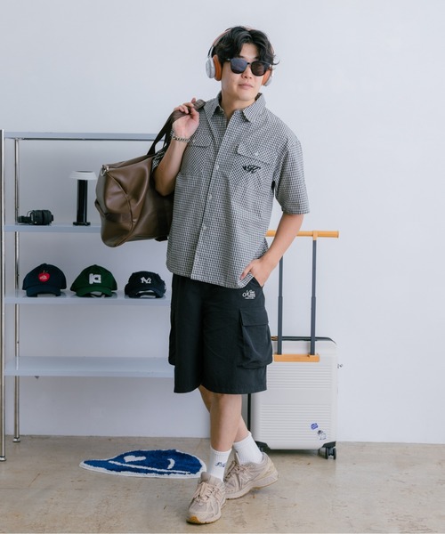 kaoyorinakami(カオヨリナカミ)の「kaonaka check shirts / カオナカハートチェックシャツ(シャツ/ブラウス・メンズ・ネイビー/ブラック・X-LARGE/LARGE/MEDIUM/SMALL)」の19枚目の写真