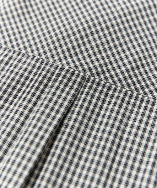 kaoyorinakami(カオヨリナカミ)の「kaonaka check shirts / カオナカハートチェックシャツ(シャツ/ブラウス・メンズ・ネイビー/ブラック・X-LARGE/LARGE/MEDIUM/SMALL)」の11枚目の写真