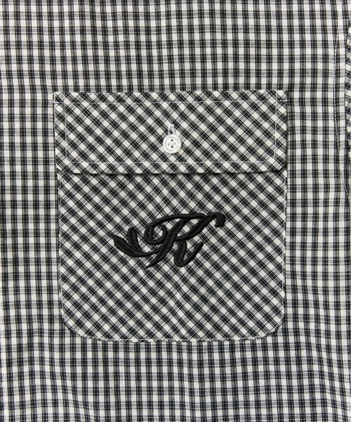 kaoyorinakami(カオヨリナカミ)の「kaonaka check shirts / カオナカハートチェックシャツ(シャツ/ブラウス・メンズ・ネイビー/ブラック・X-LARGE/LARGE/MEDIUM/SMALL)」の14枚目の写真