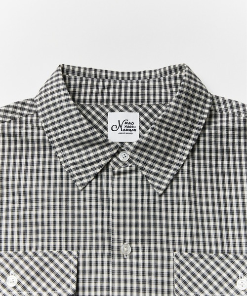 kaoyorinakami(カオヨリナカミ)の「kaonaka check shirts / カオナカハートチェックシャツ(シャツ/ブラウス・メンズ・ネイビー/ブラック・X-LARGE/LARGE/MEDIUM/SMALL)」の15枚目の写真