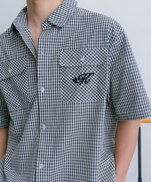 kaoyorinakami(カオヨリナカミ)の「kaonaka check shirts / カオナカハートチェックシャツ(シャツ/ブラウス・メンズ・ネイビー/ブラック・X-LARGE/LARGE/MEDIUM/SMALL)」の22枚目の写真