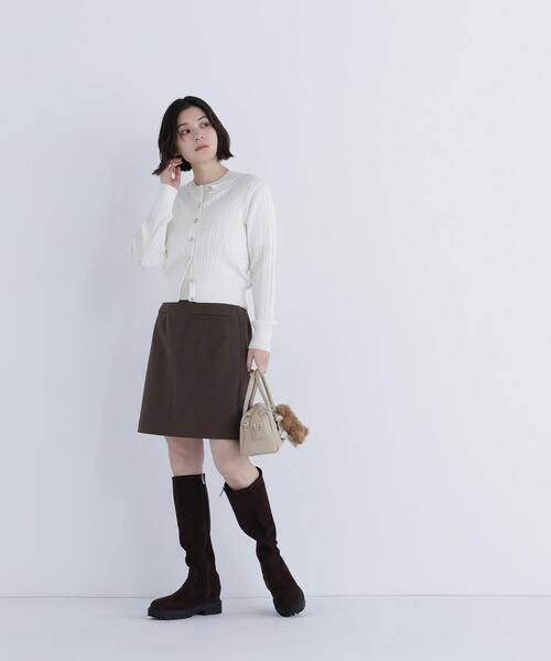 NATURAL BEAUTY BASIC(ナチュラルビューティーベーシック)の「◇【ちょうど、いい服】3シーズン無敵アンサンブル(カーディガン/ボレロ・レディース・ワイン/ネイビー/グレー/ブルー/オフホワイト・FREE)」の22枚目の写真