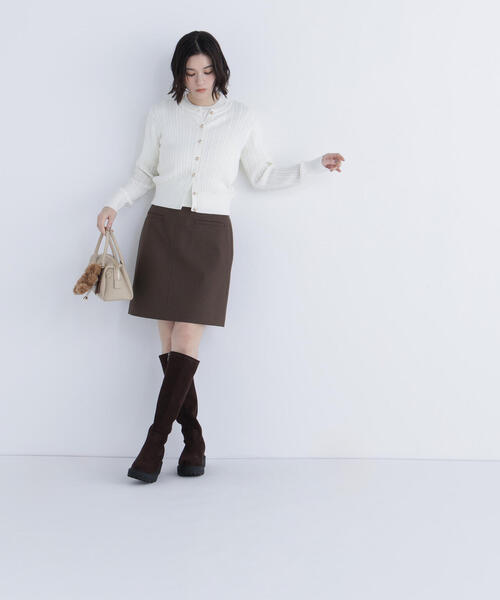 NATURAL BEAUTY BASIC(ナチュラルビューティーベーシック)の「◇<CLASSY. お仕事名品Award 2025>「トップス賞」【ちょうど、いい服】3シーズン無敵アンサンブル(カーディガン/ボレロ・レディース・ワイン/ネイビー/グレー/ブルー/オフホワイト・FREE)」の7枚目の写真