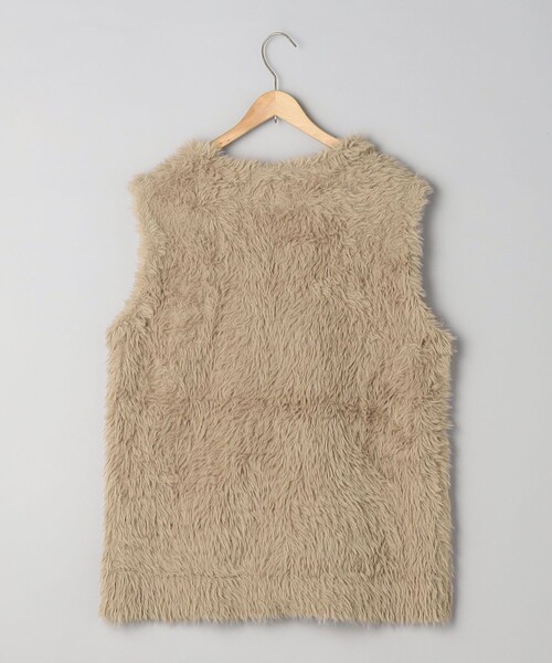 coen（コーエン）の「フェザーヤーンニットベスト（ベスト・レディース・ダークグレー/ベージュ/ナチュラル・FREE）」の22枚目の写真