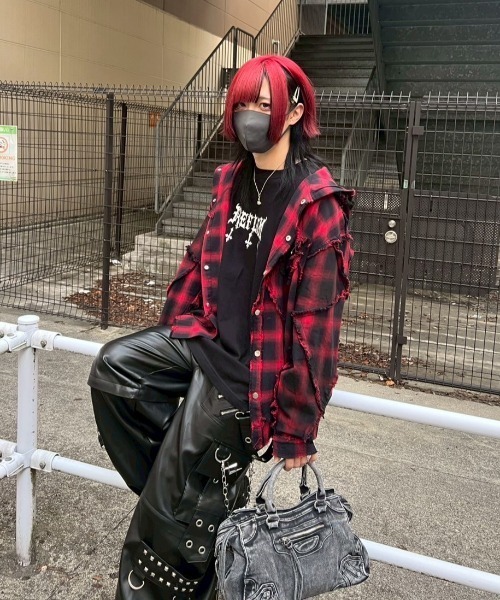 REFLEM/レフレム』2WAYワイドボンテージPUレザーパンツ（その他パンツ