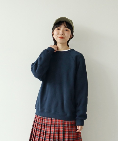 PAR ICI(パーリッシィ)の「リサイクルコットン裏毛スウェット(スウェット・レディース・グリーン/イエロー/サックスブルー/アイボリー/ネイビー/グレー/ボルドー/その他・FREE)」の10枚目の写真