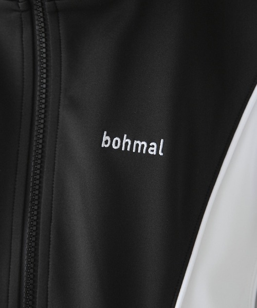 bohmal(ボマール)の「【ユニセックス】配色カラージャージトラックジャケット(ブルゾン・レディース・ブラック/ライム/レッド・FREE)」の15枚目の写真