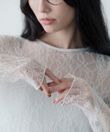 GALLEST | レースストレッチカットソー(Tシャツ/カットソー)