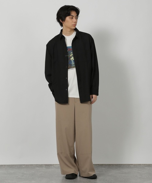 LAKOLE(ラコレ)の「【ラコレ アート】絵画グラフィックT / 588515(Tシャツ/カットソー・メンズ・ホワイト/ブルー/ホワイト系その他2/ブラック・MEDIUM/LARGE)」の10枚目の写真