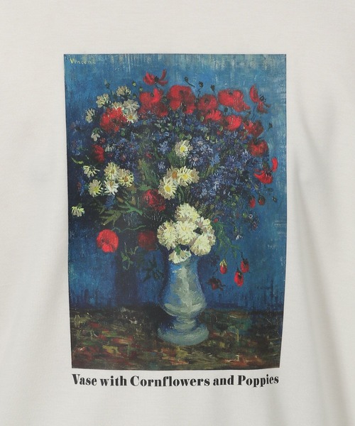 LAKOLE(ラコレ)の「【ラコレ アート】絵画グラフィックT / 588515(Tシャツ/カットソー・メンズ・ホワイト/ブルー/ホワイト系その他2/ブラック・MEDIUM/LARGE)」の20枚目の写真