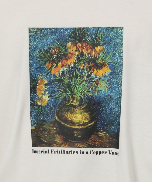 LAKOLE(ラコレ)の「【ラコレ アート】絵画グラフィックT / 588515(Tシャツ/カットソー・メンズ・ホワイト/ブルー/ホワイト系その他2/ブラック・MEDIUM/LARGE)」の21枚目の写真