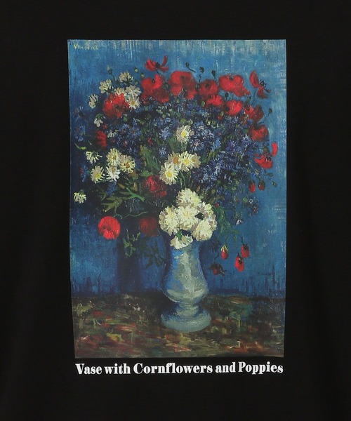 LAKOLE(ラコレ)の「【ラコレ アート】絵画グラフィックT / 588515(Tシャツ/カットソー・メンズ・ホワイト/ブルー/ホワイト系その他2/ブラック・MEDIUM/LARGE)」の22枚目の写真