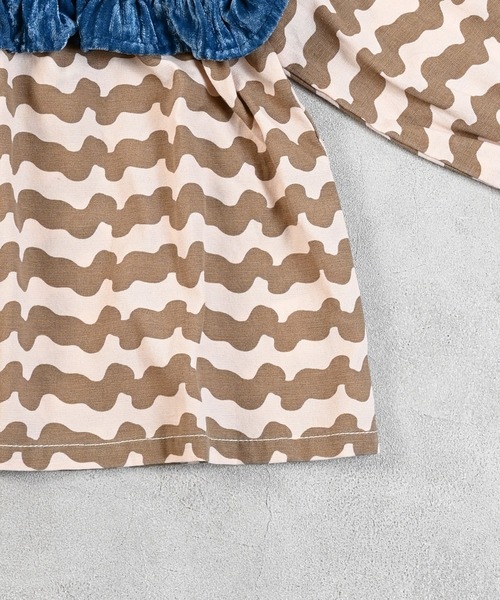 MARKEY'S（マーキーズ）の「スクエアフリル２wayブラウス（シャツ/ブラウス・キッズ・ブラック系その他/グリーン系その他/ベージュ系その他・90/100/110/120/130）」の18枚目の写真