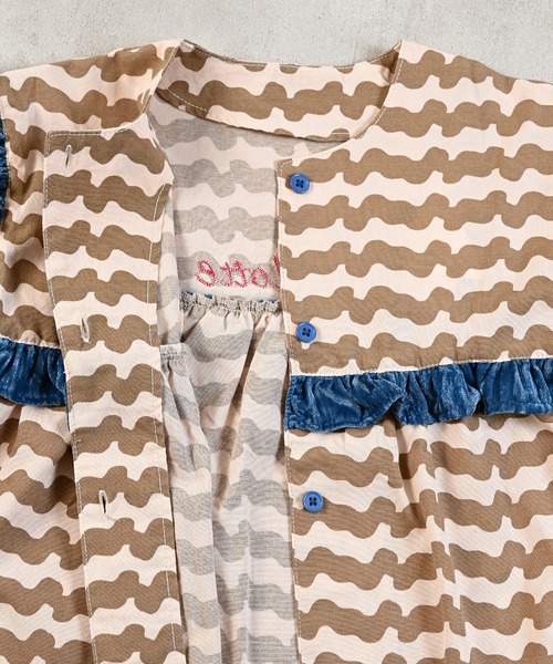 MARKEY'S（マーキーズ）の「スクエアフリル２wayブラウス（シャツ/ブラウス・キッズ・ブラック系その他/グリーン系その他/ベージュ系その他・90/100/110/120/130）」の19枚目の写真