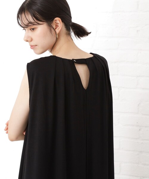 THE SHOP TK (ザ ショップ ティーケー )の「【WEB限定】カットソーワンピース【洗濯機OK】(ワンピース・レディース・ダークブラウン系8/ブラック系8/ブルー系その他7/チャコール・12)」の22枚目の写真