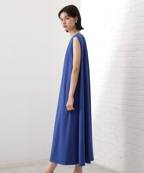 THE SHOP TK (ザ ショップ ティーケー )の「【WEB限定】カットソーワンピース【洗濯機OK】(ワンピース・レディース・ダークブラウン系8/ブラック系8/ブルー系その他7/チャコール・12)」の12枚目の写真