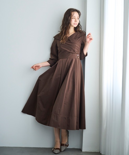 セール】2025秋冬新作 カシュクールワンピース（ワンピース）｜31 Sons