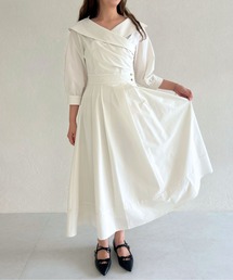 カシュクールワンピース