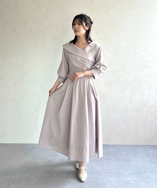 セール】2025秋冬新作 カシュクールワンピース（ワンピース）｜31 Sons