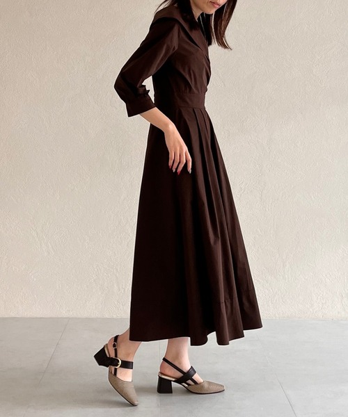 セール】2025秋冬新作 カシュクールワンピース（ワンピース