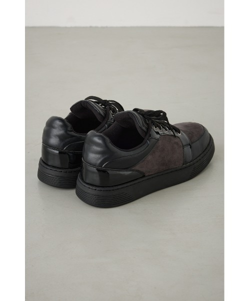 AZUL by moussy(アズールバイマウジー)の「フェイクスエードスニーカー(スニーカー・メンズ・ブラック・LARGE/MEDIUM)」の6枚目の写真