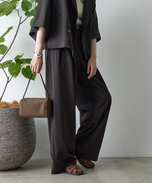 COLONY 2139(コロニートゥーワンスリーナイン)の「ワイドスラックス(スラックス・レディース・ブラック/ブラウン・SMALL/MEDIUM)」の22枚目の写真