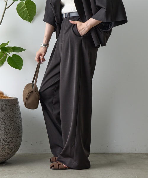 COLONY 2139(コロニートゥーワンスリーナイン)の「ワイドスラックス(スラックス・レディース・ブラック/ブラウン・SMALL/MEDIUM)」の20枚目の写真