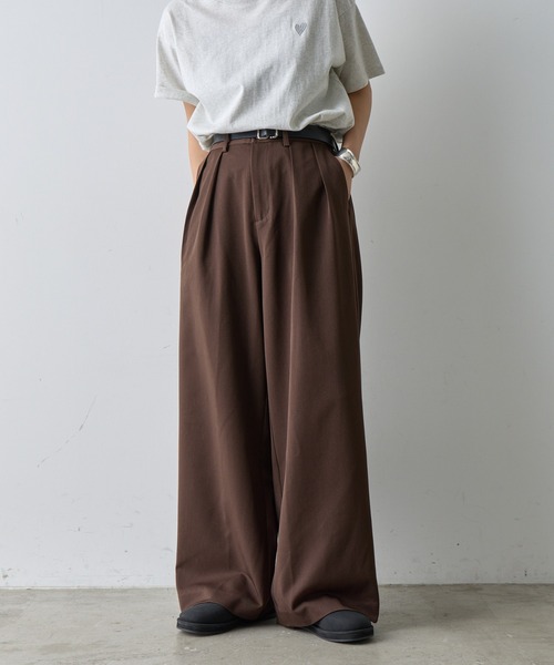 COLONY 2139(コロニートゥーワンスリーナイン)の「ワイドスラックス(スラックス・レディース・ブラック/ブラウン・SMALL/MEDIUM)」の5枚目の写真