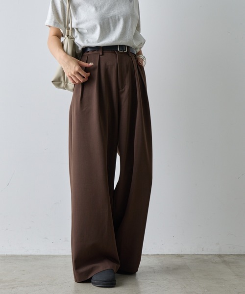 COLONY 2139(コロニートゥーワンスリーナイン)の「ワイドスラックス(スラックス・レディース・ブラック/ブラウン・SMALL/MEDIUM)」の8枚目の写真