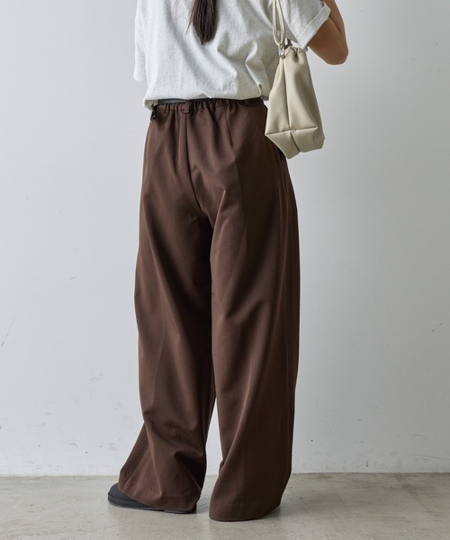 COLONY 2139(コロニートゥーワンスリーナイン)の「ワイドスラックス(スラックス・レディース・ブラック/ブラウン・SMALL/MEDIUM)」の7枚目の写真