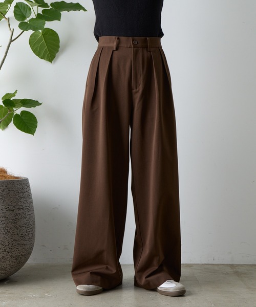 COLONY 2139(コロニートゥーワンスリーナイン)の「ワイドスラックス(スラックス・レディース・ブラック/ブラウン・SMALL/MEDIUM)」の12枚目の写真