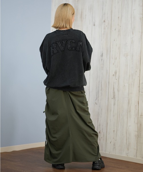 RVCA（ルーカ）の「RVCA/ルーカ スウェット クルーネックトレーナー BF044-P04（スウェット・レディース・ホワイト/ライトブルー/ブラック・M/S）」の15枚目の写真