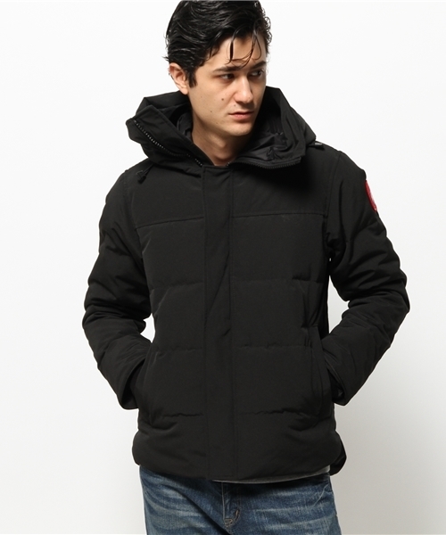 CANADA GOOSE（カナダグース）の「CANADA GOOSE(カナダグース) / MACMILLAN PARKA(マクミラン パーカ)（ダウンジャケット/コート・メンズ・ネイビー/ブラック・S/X-SMALL/M/L）」の3枚目の写真