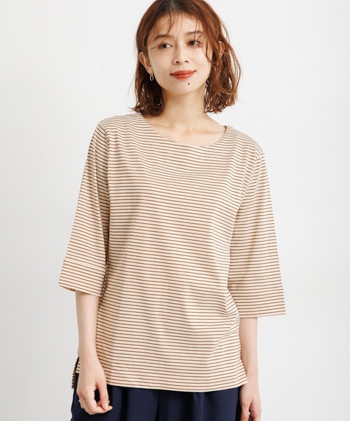 studio CLIP(スタディオクリップ)の「アソートハーフスリーブTシャツ(Tシャツ/カットソー・レディース・オフホワイト/その他1/ネイビー/その他2・MEDIUM/LARGE)」の17枚目の写真