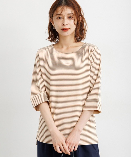 studio CLIP(スタディオクリップ)の「アソートハーフスリーブTシャツ(Tシャツ/カットソー・レディース・オフホワイト/その他1/ネイビー/その他2・MEDIUM/LARGE)」の18枚目の写真