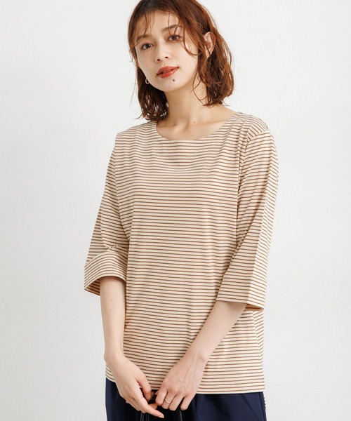 studio CLIP(スタディオクリップ)の「アソートハーフスリーブTシャツ(Tシャツ/カットソー・レディース・オフホワイト/その他1/ネイビー/その他2・MEDIUM/LARGE)」の19枚目の写真