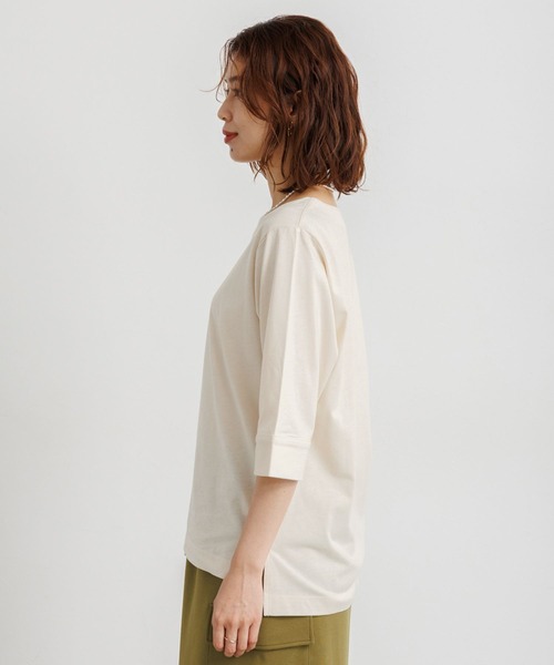 studio CLIP(スタディオクリップ)の「アソートハーフスリーブTシャツ(Tシャツ/カットソー・レディース・オフホワイト/その他1/ネイビー/その他2・MEDIUM/LARGE)」の7枚目の写真