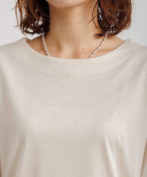 studio CLIP(スタディオクリップ)の「アソートハーフスリーブTシャツ(Tシャツ/カットソー・レディース・オフホワイト/その他1/ネイビー/その他2・MEDIUM/LARGE)」の9枚目の写真