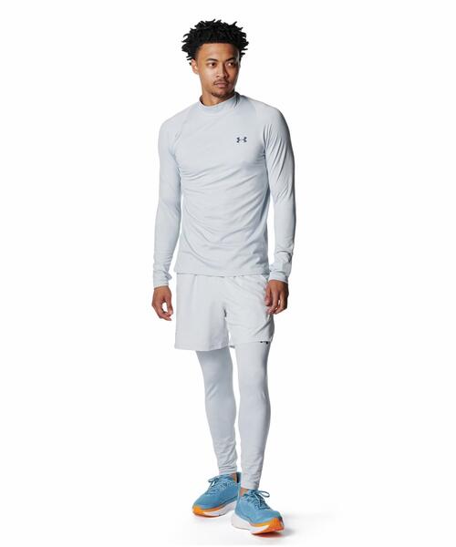 UNDER ARMOUR(アンダーアーマー)の「UAモチベート ジャカード ロングスリーブ シャツ(トレーニング/メンズ)(Tシャツ/カットソー・メンズ・グレー・M/XL/2XL/L/S/3XL)」の3枚目の写真