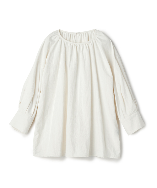 N.O.R.C(ノーク)の「撥水ギャザータックブラウス【NYLON WATER PROOF】(シャツ/ブラウス・レディース・オフホワイト/ブラック・フリー)」の19枚目の写真