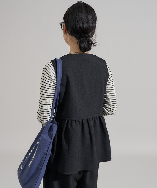 FREAK'S STORE(フリークスストア)の「【セットアイテム】LANATEC ベスト セットアップ/ラナテック ベストセット/ビスチェセット(セットアップ・レディース・ブラック/ダークブラウン/ブラウン/チャコール・SMALL/MEDIUM)」の14枚目の写真