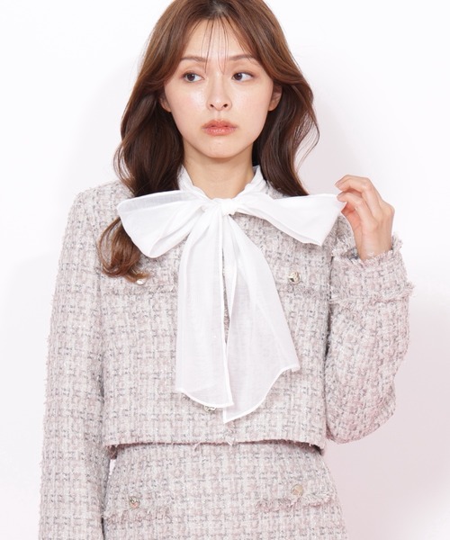 セール】◇ピンタックビッグリボンブラウス（シャツ/ブラウス）｜JILL