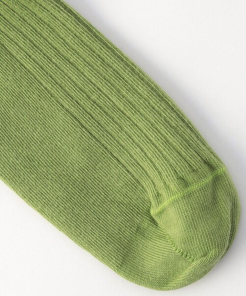 FREAK'S STORE(フリークスストア)の「Baserange/ベースレンジ RIB OVERANKLE SOCKS/リブ オーバーアンクル ソックス(ソックス/靴下・レディース・レッド/グリーン/グレー・SMALL)」の6枚目の写真