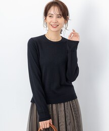 ニューシックニットクルーネックプルオーバー