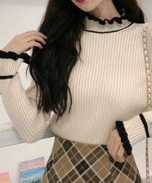 バイカラー」に該当するトップス（フリル）ファッション通販