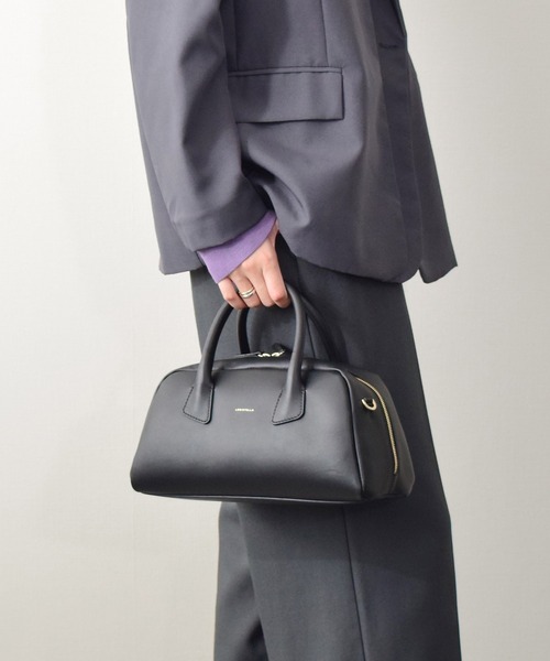 LORISTELLA】ミディアムサイズレザーハンドバッグ(Q56381)（ボストン