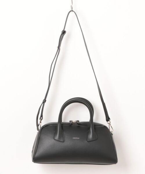 LORISTELLA（ロリステッラ）の「【LORISTELLA】ミディアムサイズレザーハンドバッグ(Q56381)（ボストンバッグ・レディース・ブラック/ライトベージュ・ALL）」の7枚目の写真