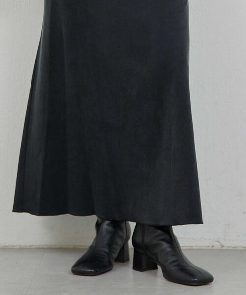 GALLARDAGALANTE（ガリャルダガランテ）の「【2.718】スクエアショートブーツ（ブーツ・レディース・ベージュ/ブラック・37/38/39/36）」の4枚目の写真