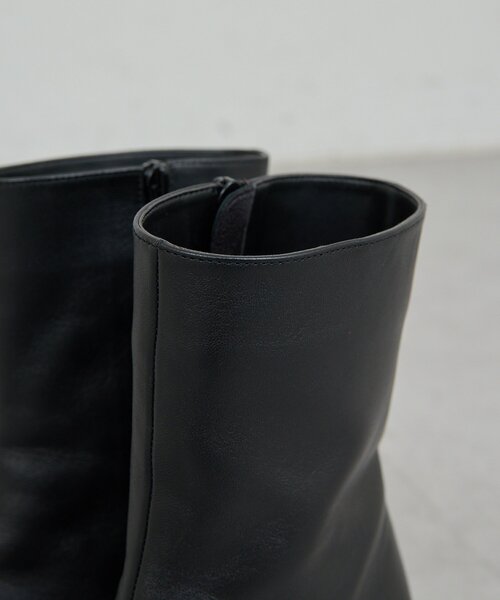 GALLARDAGALANTE（ガリャルダガランテ）の「【2.718】スクエアショートブーツ（ブーツ・レディース・ベージュ/ブラック・37/38/39/36）」の11枚目の写真